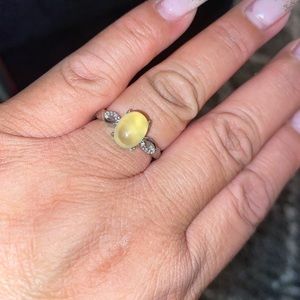 🖤Genuine prehnite ring